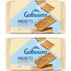 Generic 2X Confezione Per Galbusera Magretti Cracker Acqua e Farina, 380g x 2 | Solo 1,5% di Grassi, Leggeri e Fragranti, 12 Cracker per Confezione, Confezione Doppia, Lievito Madre Naturale