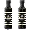 Italy Shop Service Basso Olio Extra Vergine d'Oliva all'Aglio, 250ml, Confezione da 2 Bottiglie, con Portachiavi italy shop service
