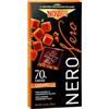 Generico Novi Nero Nero Tavoletta di Cioccolato Fondente al 70% con Caramello Leggermente Salato 75g