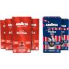 Lavazza, 180 Compatibili Nespresso Gusti Assortiti | Capsule Caffè in Alluminio, 120 x Qualità Rossa, 60 x Moka Style