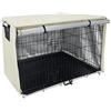 FACAIIO Copertura protettiva per gabbia per cani progettata per creare uno spazio comodo e sicuro (109 x 74 x 76 cm)