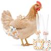 Shintel Pannolino Pollo Anatra Lavabile Impermeabile Riutilizzabile 2Pc | Cinghie regolabili per comfort. Impermeabile e riutilizzabile. Mantiene la casa pulita. Per pollame e uccelli