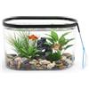 Nobleza Piccolo Acquario in Plastica 4L per Betta Decorazione | Lätt och stöttåligt plastakvarium. Hydrokulturkopp. Perfekt för skrivbord och dekoration.