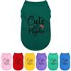 Generic Canotte Stampate Divertenti Senza Maniche per Cani: Abbigliamento Leggero per Cani di Piccola e Media Taglia. Verde Scuro L