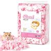 ZHITENG Lettiera per criceti 4.5L, lettiera di Carta per Piccoli Animali, Altamente Assorbente e priva di Polvere al 99,9%, per Piccoli Animali Come criceti Nani gerbilli ratti Conigli e Altri(Rosa)