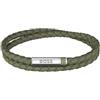 BOSS Bracciale in corda di nylon da uomo Ares Summer con chiusura magnetica in acciaio inossidabile