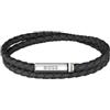 BOSS Bracciale in corda di nylon da uomo Ares Summer con chiusura magnetica in acciaio inossidabile