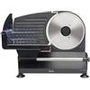 Jata JECF1200 - Tagliafitte elettrico con lama in acciaio inox estraibile. Diametro: 19 cm. Regolatore di spessore da 0 a 15 mm. Sistema di sicurezza. 200 W. Taglio preciso