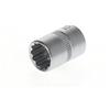 GEDORE Inserto per Chiave a Bussola, Attacco 1/4 pollici, 6.3 mm, Bocca Dodecagonale, Chiave a Bussola 12 mm, Utensile, D 20 12, Acciaio Cromato