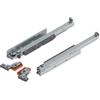blum MOVENTO guida estrazione totale 40kg NL500mm | tecnica ad aggancio | BLUMOTION integrato | Compatibile SERVO-DRIVE & TIP-ON | zincata, 1 paio sinistra/destra