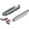 blum MOVENTO guida estrazione totale 40kg NL350mm | tecnica ad aggancio | BLUMOTION integrato | Compatibile SERVO-DRIVE & TIP-ON | zincata, 1 paio sinistra/destra