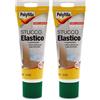 POLYFILLA STUCCO ELASTICO per muro Interno e Esterno, Flessibile e Resistente alle Dilatazioni per per crepe vive su qualsiasi supporto muro cemento legno metallo plastica, in PASTA, BIANCO 330 GR
