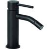 Paffoni Light miscelatore per bidet senza scarico nero opaco LIG131KNO