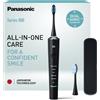 Panasonic EW-DC75 Spazzolino Sonico, Doppia Tecnologia Sonica, Nero | 5 Modalità, Testine Ultra-Fini, Ricarica Rapida USB-C, Custodia da Viaggio