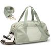 VNINE Borsa da Viaggio per Donne, Borse da Weekend Espandibili Borsa da Sport da Palestra Impermeabile Borse da Notte (Verde-1)