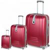 Or&My Set di Valigie da Viaggio Rigide ABS con 4 Ruote Piroettanti 360° - 3 Pezzi: Trolley 55 cm Bagaglio a Mano 40L + Media 75L + Grande 110L - Set Trolley Cabina e Stiva Leggeri Mod:188 (Bordo)