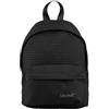Colourbook Zaino Mini 10L Nero Assoluto Tempo Libero (Black Velvet) | Poliestere idrorepellente, Schienale imbottito, Spallacci regolabili, Tasca frontale zip, Misure 21x35x35 cm, Viaggio sport