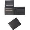 GUINNESS THE 1759 Guinness® - Set regalo con portafoglio in pelle nera e portachiavi, blocco RFID, portafoglio bi-Fold in vera pelle da uomo, porta carte sottile, portafoglio da uomo elegante e resistente - Merchandise