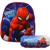 FEI FAN SET: Zaino Asilo 3D 31Cm + Bustina Bauletto - Disponibili Con Diversi Personaggi Dei Cartoni Animati (SPIDERMAN)