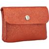 Gusti Leder Maite - Portafoglio in pelle, da donna, in pelle, marrone chiaro laccato, Stile retr
