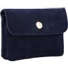 Gusti Leder Gusti Maite - Portafogli in pelle da donna, in pelle, colore: blu