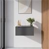 Parama Cassettone scorrevole 80cm grigio opaco chiusura soft-close | Bako