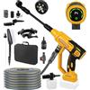 CDIYTOOL Idropulitrice a batteria compatibile con Dewalt 20 V, 570 W, idropulitrice manuale senza spazzole con ugello 6 in 1, pistola ad alta pressione a 4 livelli per la pulizia di auto, cortile, recinzione e