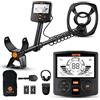 SUNPOW Metal Detector Professionale per Adulti - Alta Precisione con Chip DSP, Bobina Impermeabile 30 cm IP68, LCD Retroilluminato 2X, 5 Modalità, 25 cm Profondità, Struttura Robusta OTMD14
