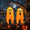 badaren 2 Pezzi Luci Fantasma di Halloween, Fantasmi da Appendere | Fantasma Halloween Decorativo con Luci con LED. Decorazioni Fantasma di Halloween Ideali per Cortile, Spettrale e Luminoso