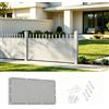 AUWUUA Telo Frangivisto Balcone da Esterno 40x150cm Grigio Chiaro Copri Balcone per Ringhiera Impermeabile, Anti-UV, Privacy Frangivento Protezione UV con Occhielli e Fascetta per Giardino, Piscina