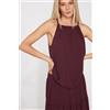 Tezenis Canotta Regolabile In Tela Crepe Donna Rosso