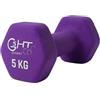 G5 HT SPORT Manubri O Manubrio in Neoprene da Palestra E Home Gym Antiscivolo da 0.5 a 6 kg Coppia O Singolo