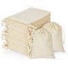 Adiwo 50 Sacchetti in Stoffa, Borsa Vuota in Tessuto da Riempir, 10 * 15 cm | sacchetto regalo riutilizzabili con Coulisse, Sacchetti Stoffa con Coulisse per Fai da Te Pittura Gioielli Natale Fiesta