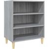 vidaXL Credenza Grigio Sonoma 57x35x70 cm in Truciolato