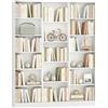 HOMCOM Libreria Scaffale con 17 Vani Salvaspazio 149x23.6x188 cm Bianco | Mobile Libreria, Ripiani Regolabili, Scaffale Portaoggetti, per Soggiorno Ufficio