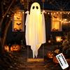 GHRATSA Fantasma Halloween Altalena, Decorazione Halloween per Esterni | Fantasma Oscillante, con Telecomando e LED