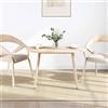 ROMHZKS Tavolo ovale in legno di pino massiccio, 90 x 45 x 2,5 cm, durevole, versatile, utilizzabile come tavolino da salotto, tavolino consolle, comodino