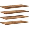 Générique Pannello Libreria Legno d'Ingegneria Marrone 80x40 cm 4 Pezzi | Design pulito minimalista, richiede supporti non inclusi, montaggio facile a 2 persone, ideale salotto ufficio