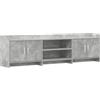 PUGYNBK Mobile TV 168 x 33 x 47 cm, grigio cemento | Legno resistente, maniglie in metallo, ampi ripiani, facile da pulire, per soggiorno moderno