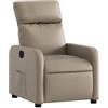 vidaXL Poltrona Reclinabile Cappuccino in Similpelle