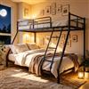 luckdect Letti a Castello in Metallo 90/140 x 190 cm per Adulti e Adolescenti, Ragazzo o Ragazza