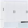 Generico Pensile Cucina Bianco 40 x 31 x 100 cm Legno Multistrato,Bianco,18.17kg,885465