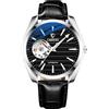 DAXIAOYU Orologio da polso da uomo automatico scheletro, casual, quadrante grande, meccanico, a carica manuale, impermeabile, luminoso