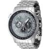 Invicta Aviator 48225 Orologio da Uomo - Impermeabile - Analogico - Movimento Quarzo - acciaio inossidabile con quadrante grigio - 49mm