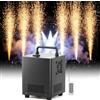 Fieryzeal Macchina Effetto Pirotecnico Fredda 1000W con Telecomando DMX512 | Fontane Scintilla,Per Matrimonio e Palco,Per Feste e Conferenze