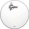 Gretsch Pelle per batteria - Pelle Risonanza Grancassa - Ambassador - bianco rivestito - white coated - 18'' - Logo centrato - GRDHCW18