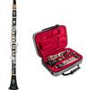AUROSUS Clarinetto soprano in Sib CG-S7 con meccanismo altopiano e fori coperti, 17 tasti in nichel argento, corpo in ABS e perni dorati, ideale per sassofonisti mani piccole e handicap