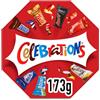 Celebrations, Snack Assortiti al Cioccolato, Praline Miste al Cioccolato Mars, Bounty, Snickers, Twix, Maltesers e Altri Ancora, 8 Scatole da 173g, Cioccolatini Natalizi