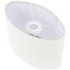 Holibanna Paralume ovale in tessuto, decorativo, per lampada da tavolo, accessorio per soggiorno e camera da letto, facile montaggio, 23,00 x 18,50 x 13,00 cm, 1 pezzo