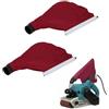 Wodsty Confezione da 2 sacchetti di ricambio antipolvere per levigatrici a nastro Makita 9403 e 9401, rosso e nero